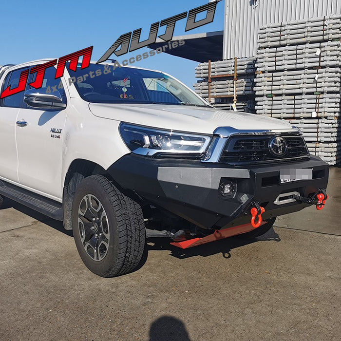 T-Tek Heavy Duty Bull bar Winch compatible to suit Toyota Hilux N80 2020-2025