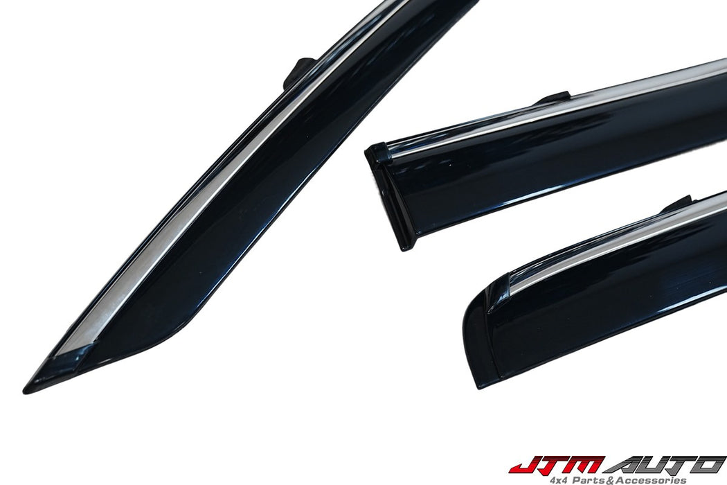 Chrome Trim Weather Shield Weathershield Window Visor to suit GWM Tank 300