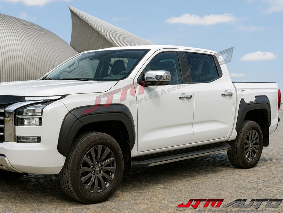 Smooth Matt Black Fender Flares Wheel Arch to suit Mitsubishi Triton MV 2024+