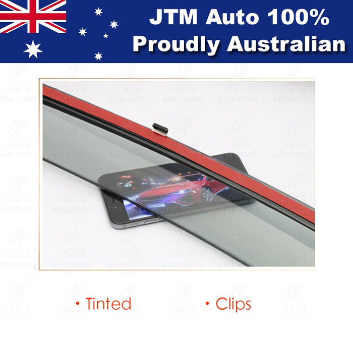Chrome Weather Shield Window Visors for VW VOLKSWAGEN Tiguan 2008-2014