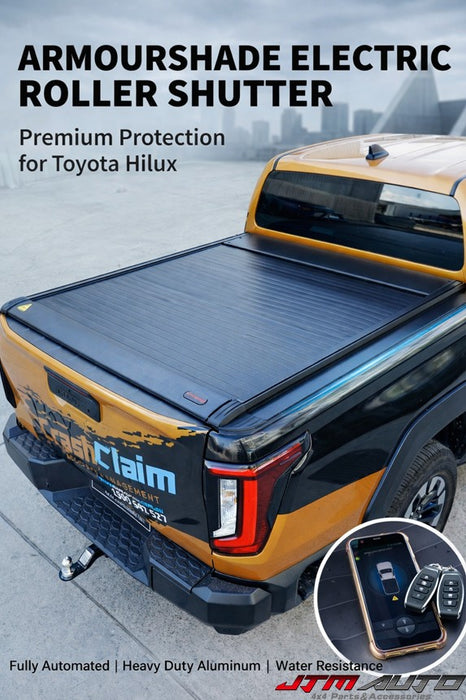 Armourshade Electric Retractable Roller Shutter to suit Toyota Hilux N90 2026+