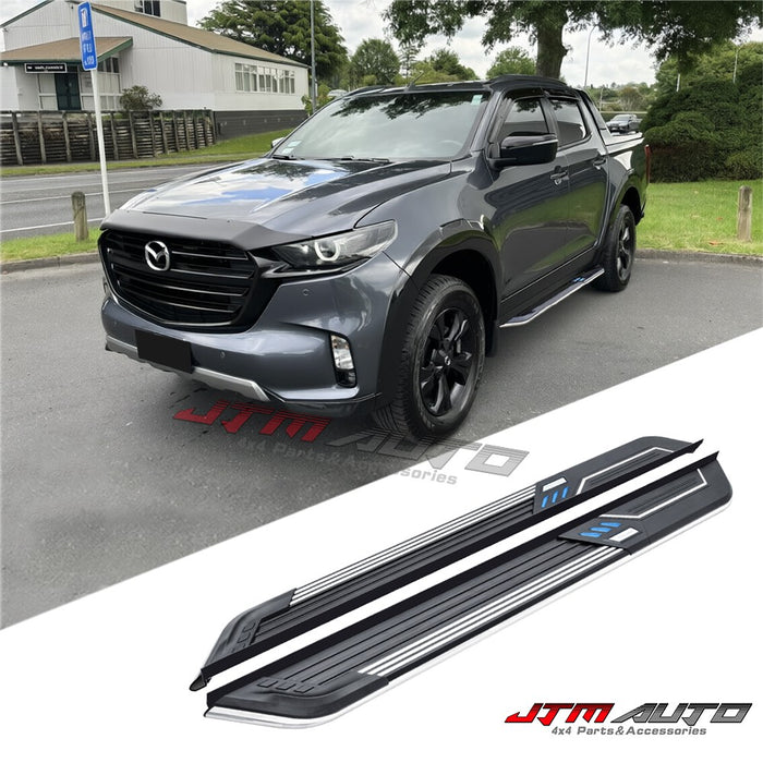 Edge Aluminum Running Board Side Step to suit Mazda BT-50 BT50 09/2020+
