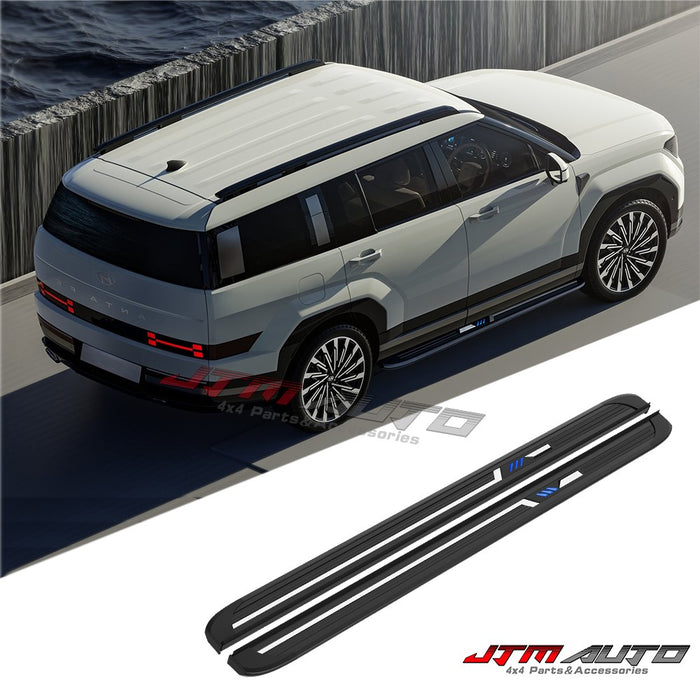 Black Aluminum Running Board Side Step to suit Hyundai Santa Fe MX 2024+