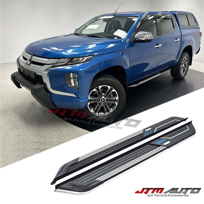 Edge Aluminum Running Board Side Step to suit Mitsubishi Triton MQ MR 2015-2024