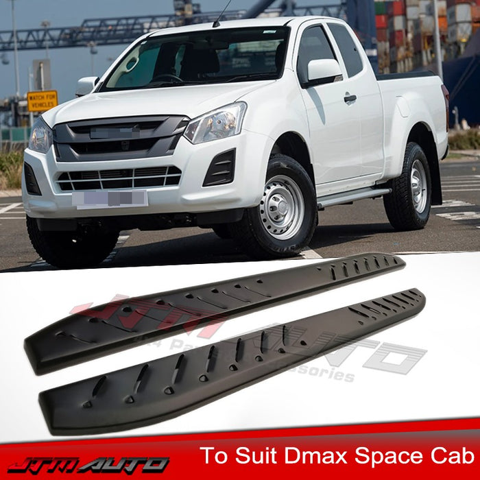 Heavy Duty Shark Bar Side Steps to suit Isuzu Dmax D-max Space Cab 2012-2020