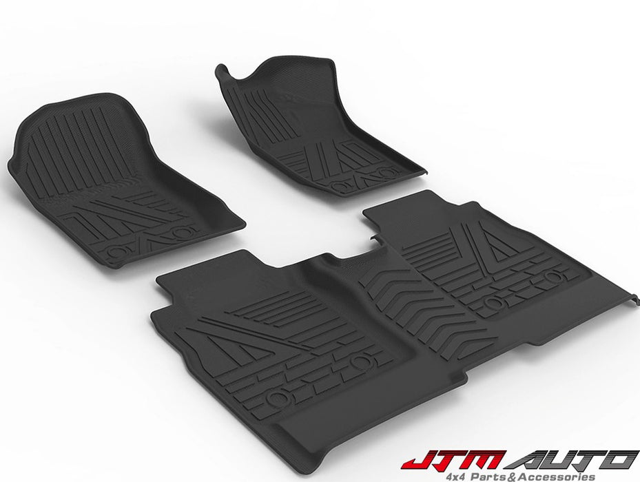 UltraMat 3D TPV Heavy Duty All Weather Floor Mats to suit GWM Cannon 2020+