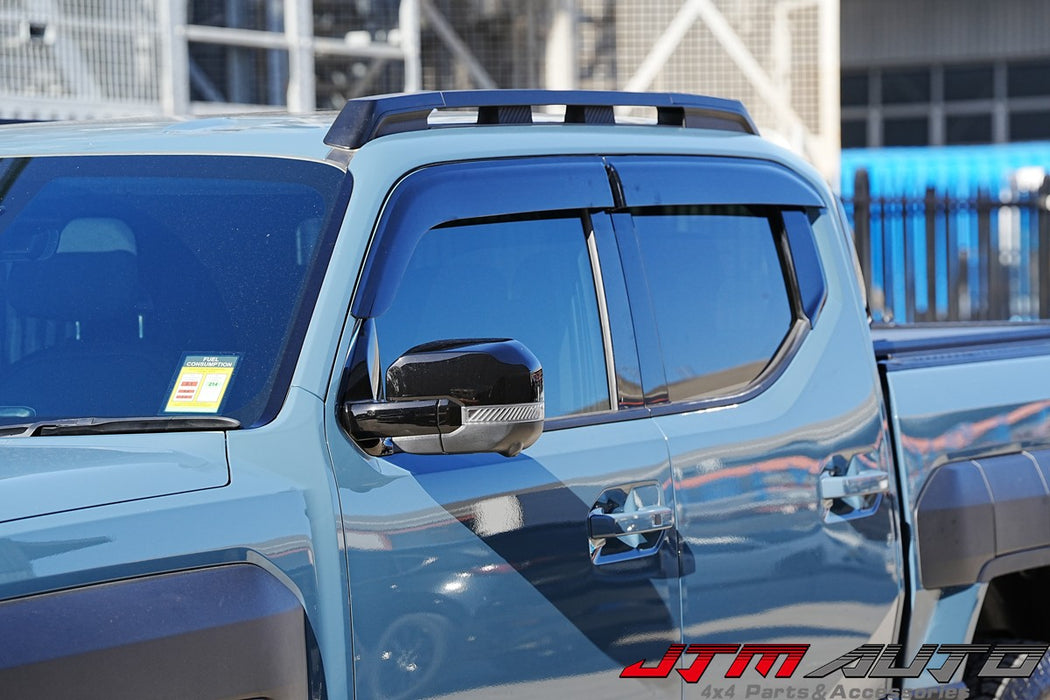Bonnet Protector Guard + Weather Shield Window Visor to suit Kia Tasman 2025+