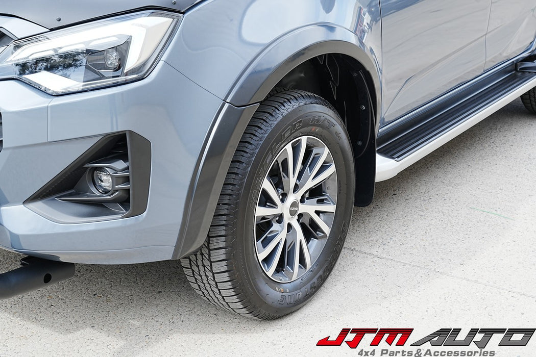 Slim Fender Flares Matte Black Guard Trim to suit Isuzu D-Max 2024+ Facelift