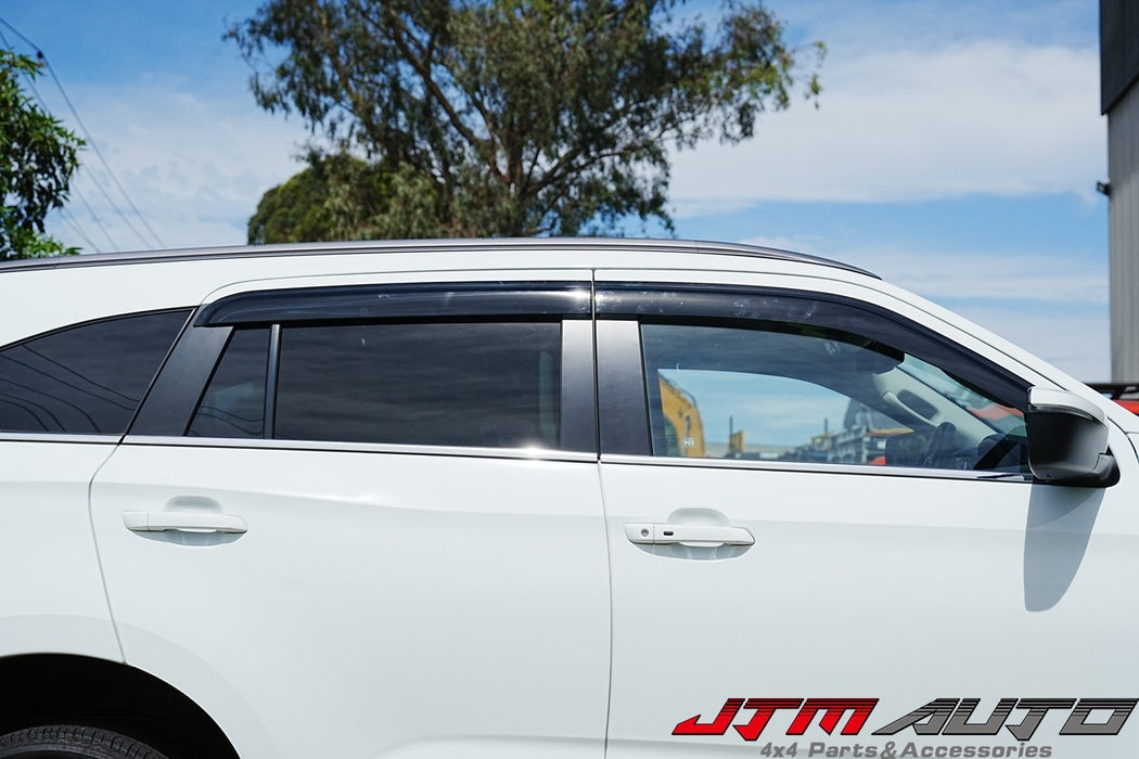 Bonnet Protector + Weather Shields to suit ISUZU MU-X MUX 08/2021-10/2023