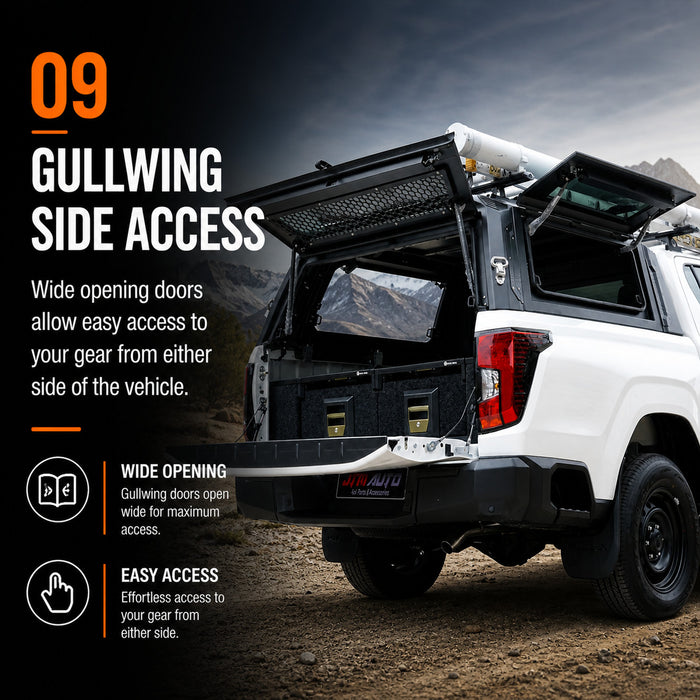 Armourshade V2 Full Aluminium Alloy Tub Canopy to suit Mazda BT-50 BT50 TF 2021+