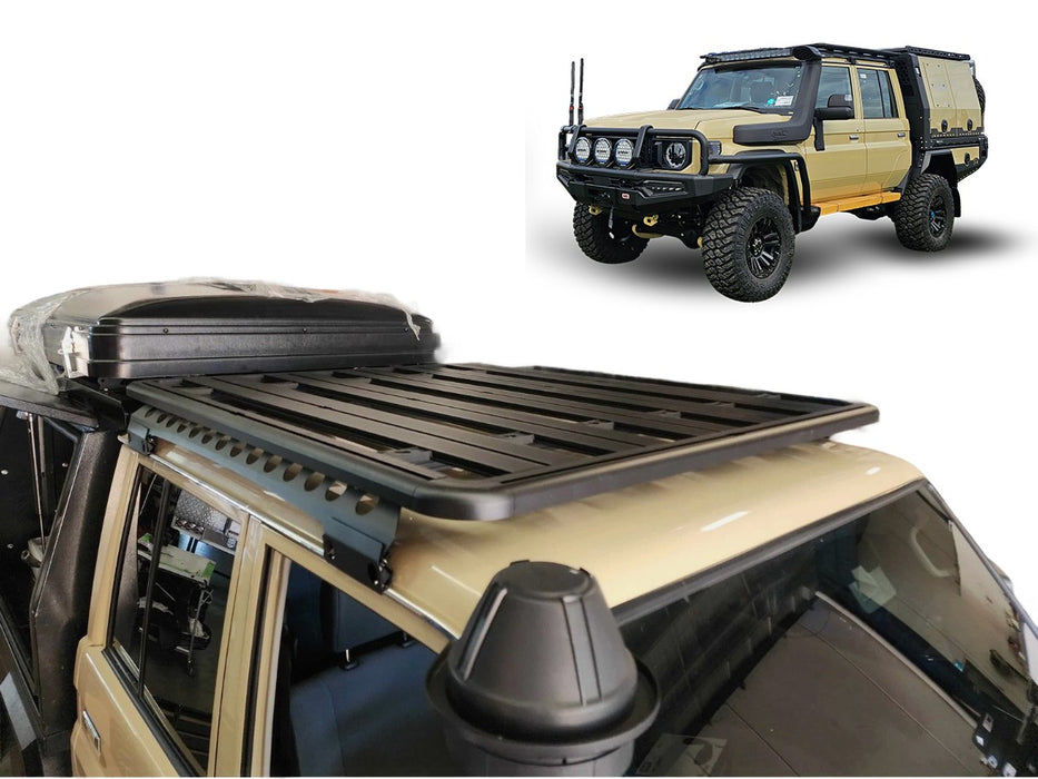 Aluminum Roof Rack Platform Carrier to suit Toyota Landcruiser 79 LC79 Dual Cab