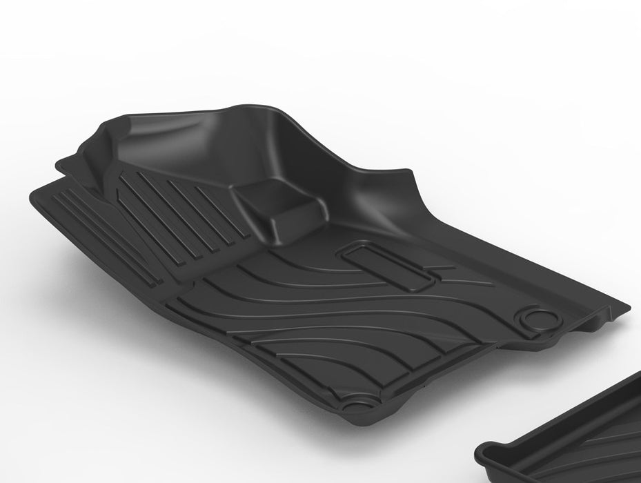 UltraMat 3D TPV Heavy Duty All Weather Floor Mats tosuit Nissan Navara Np300 14+