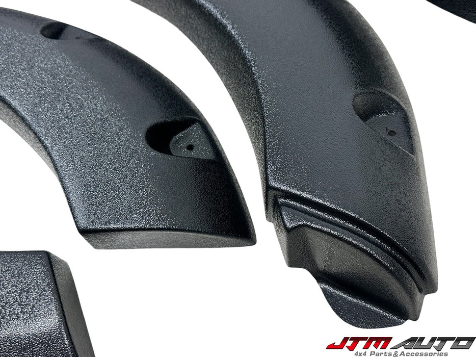 Black 6 pcs Jungle Fender Flares Wheel Arches To Suit Toyota Land Cruiser LC80