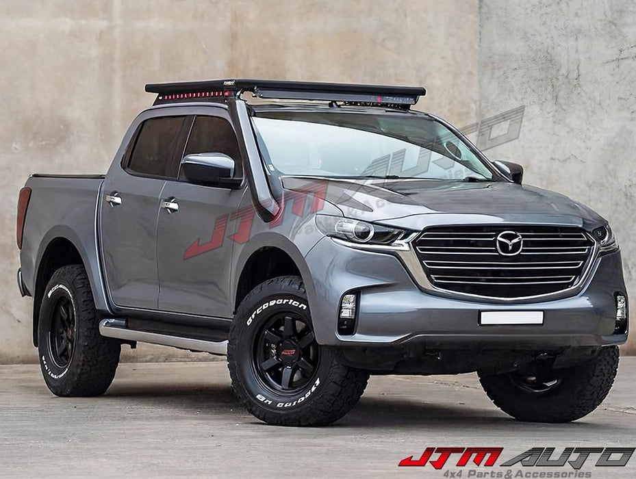 Black Powder Coated Stainless Steel Snorkel Kit to suit Mazda BT-50 BT50 2020+