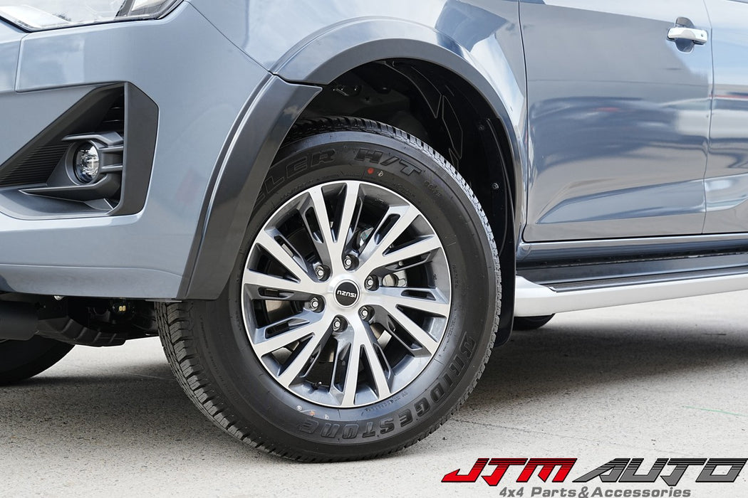 Slim Fender Flares Matte Black Guard Trim to suit Isuzu D-Max 2024+ Facelift