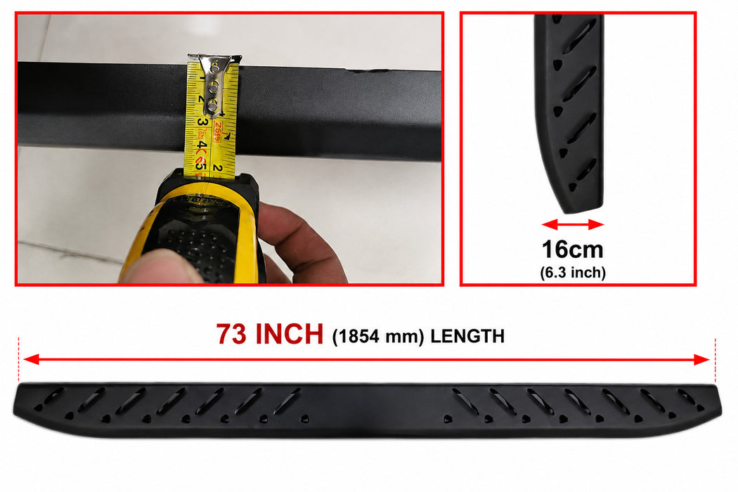 Heavy Duty Shark Bar Side Steps to suit Holden Colorado Space Cab 2012-2020