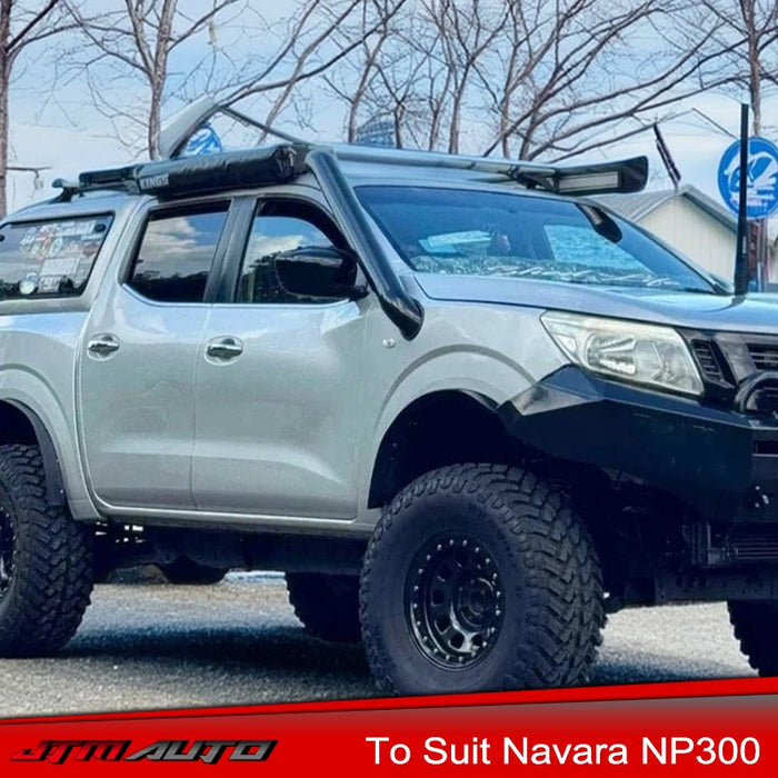 4" Black Powder Coated Stainless Steel Snorkel to suit Nissan NP300 2014-2020