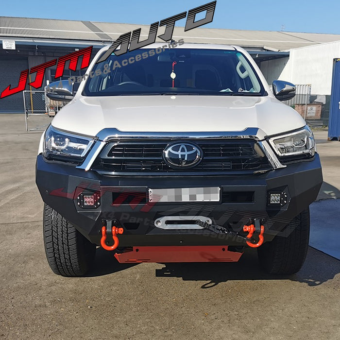 T-Tek Heavy Duty Bull bar Winch compatible to suit Toyota Hilux N80 2020-2025