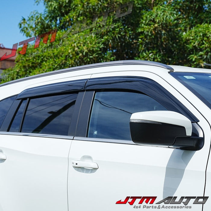 OEM Bonnet Protector + Weather Shield Window Visor For Isuzu MUX M-UX 05/2024+