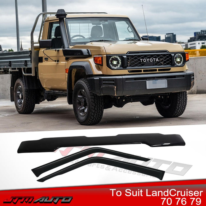 Bonnet Protector Weather Shield to suit Toyota Landcruiser 70 76 78 79 11/2023+