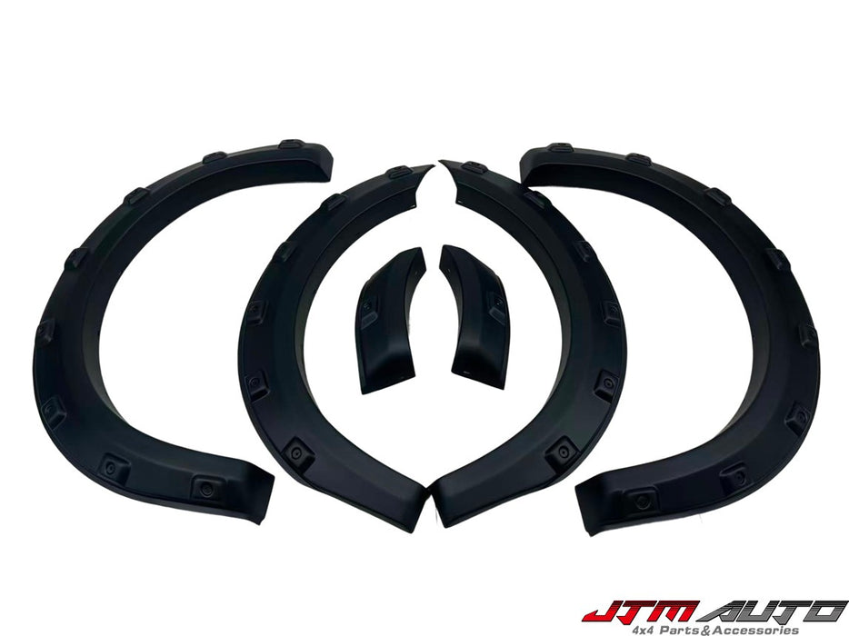 Smooth Matt Black Fender Flares Wheel Arch to suit GWM Cannon 2019-2024
