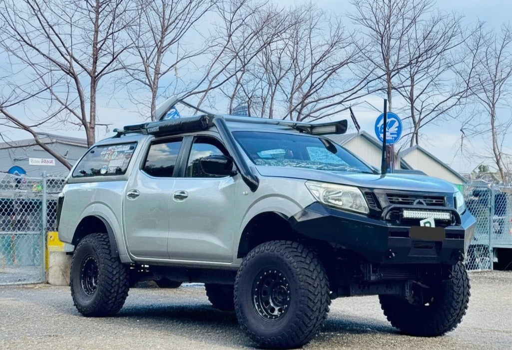 4" Black Powder Coated Stainless Steel Snorkel to suit Nissan NP300 2014-2020