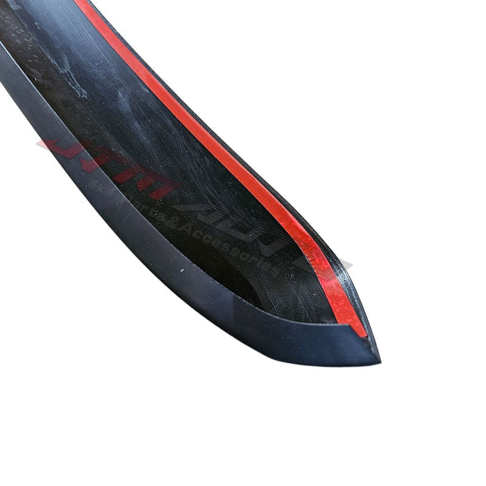 Black Front Bonnet Top Trim Cover Blackout to suit GWM Cannon 2020-2024