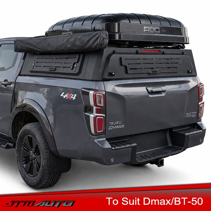 Low Profile Aluminium Tub Canopy Off Road Tactic to suit Isuzu Dmax / Mazda BT50