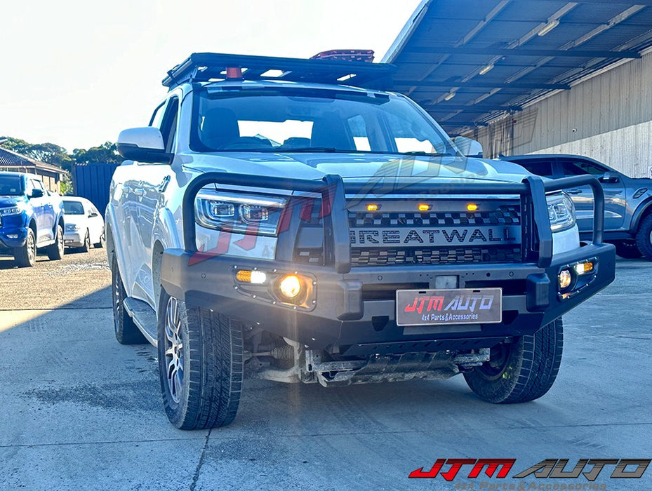 Heavy Duty Steel Bull Bar Winch Compatible for GWM Cannon Ultra 2025+