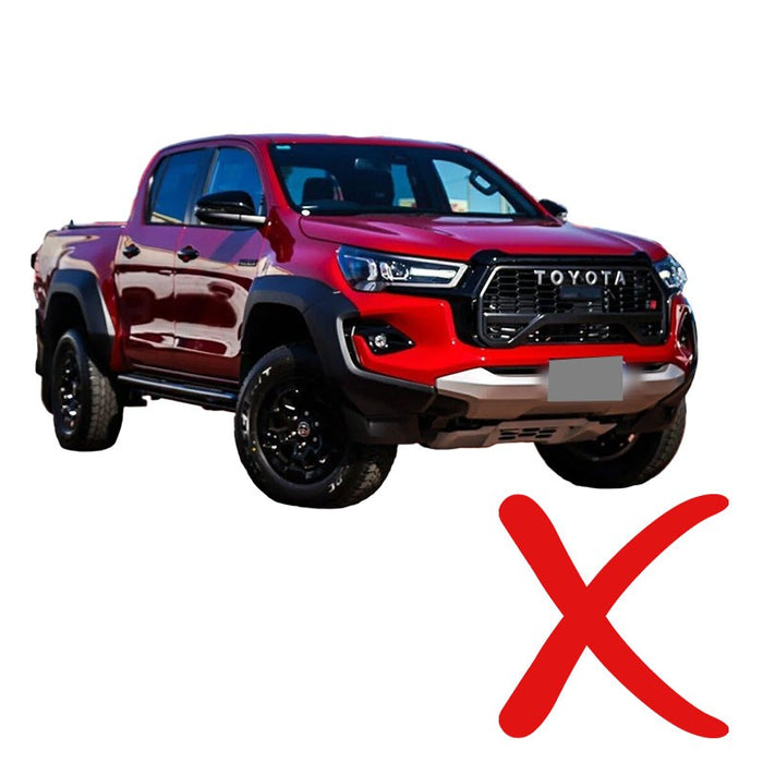 Bonnet Protector + Window Visors to suit Toyota Hilux N80 Jan/2024 - 2025
