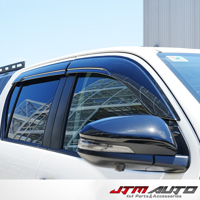 Bonnet Protector Guard + Weather Shield Window Visor to suit Toyota Hilux N90 2026+