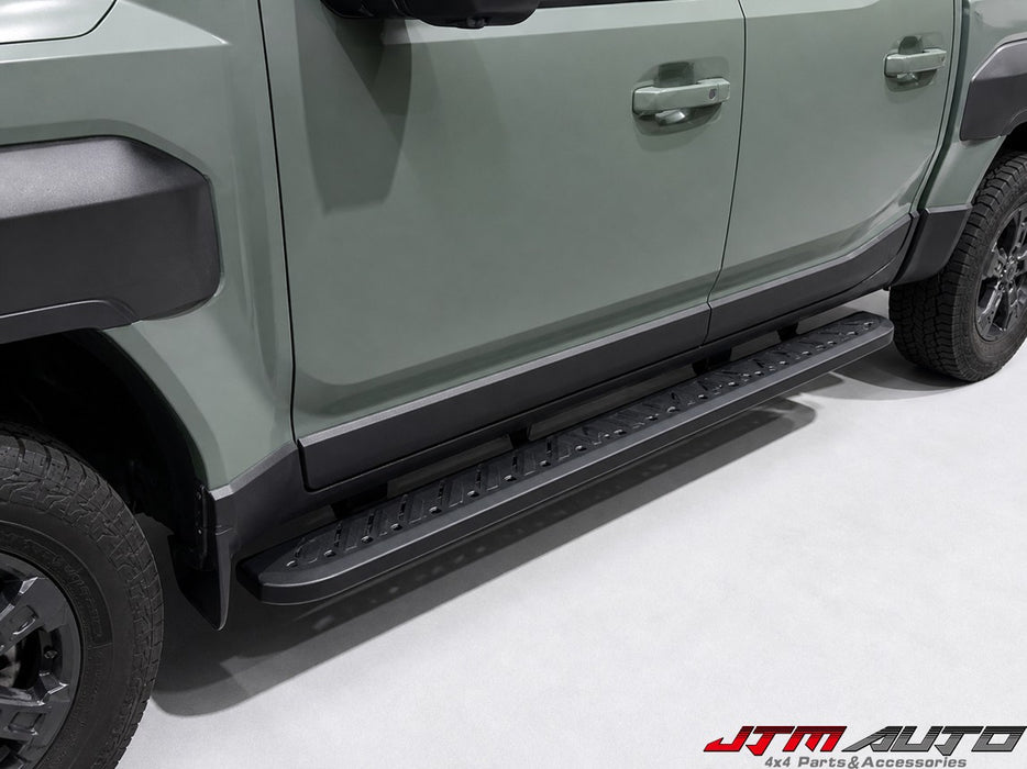 Heavy Duty Shark Bar Side Steps to suit Kia Tasman 2025+