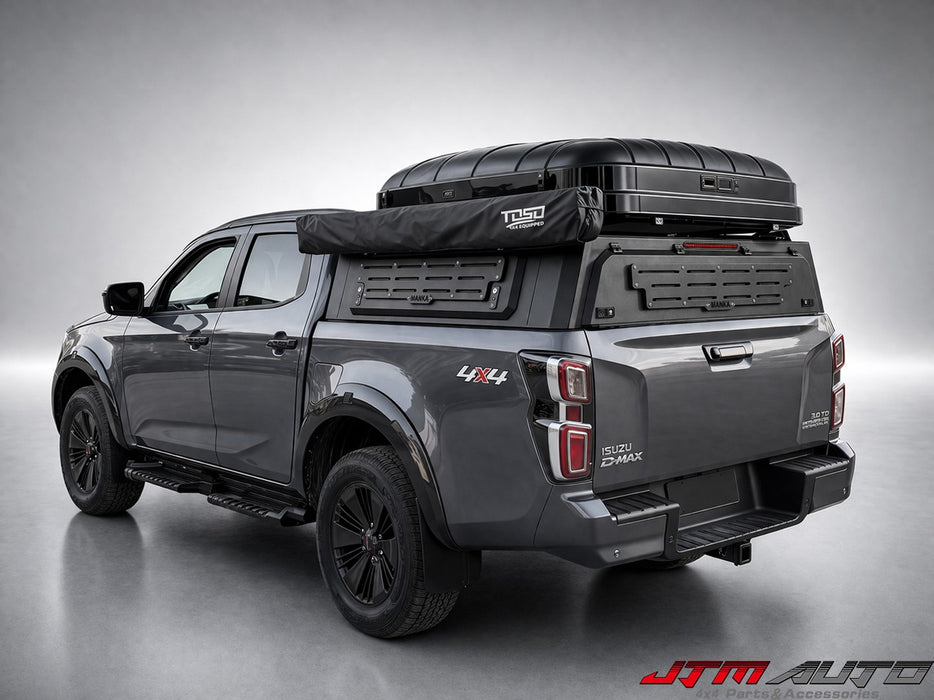 Low Profile Aluminium Tub Canopy Off Road Tactic to suit Isuzu Dmax / Mazda BT50