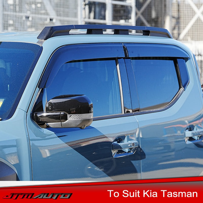Bonnet Protector Guard + Weather Shield Window Visor to suit Kia Tasman 2025+