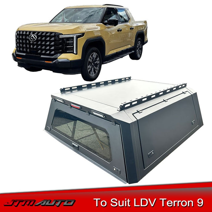 Heavy Duty Full Aluminium Tub Canopy LED to suit LDV Terron 9 2025 Onwards