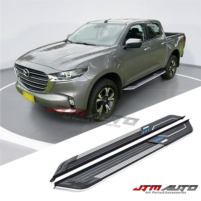 Edge Aluminum Running Board Side Step to suit Mazda BT-50 BT50 09/2020+