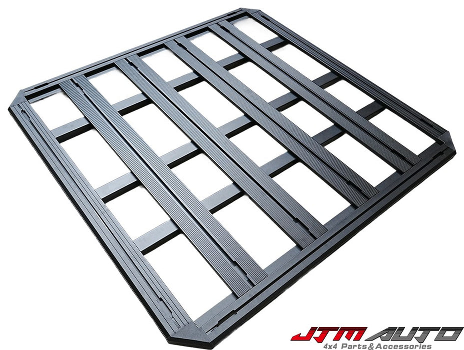 JTM Aluminium Alloy Heavy Duty Roof Rack Flat Platform Universal Carrier Baskets