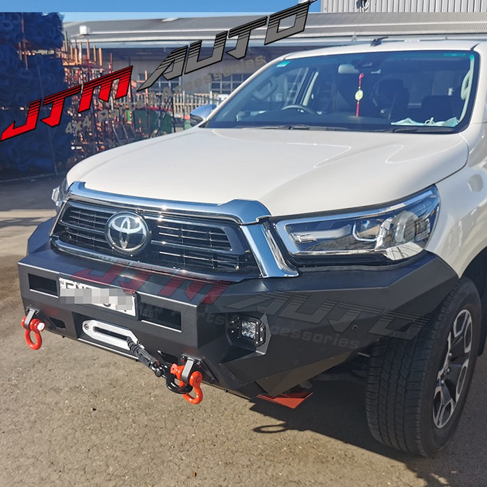 T-Tek Heavy Duty Bull bar Winch compatible to suit Toyota Hilux N80 2020-2025