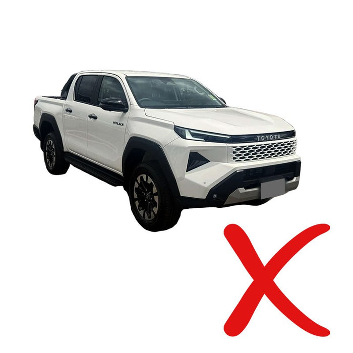 Bonnet Protector + Window Visors to suit Toyota Hilux N80 Jan/2024 - 2025