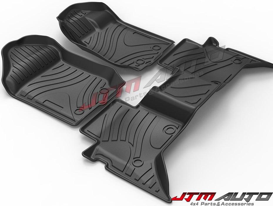 UltraMat 3D TPV Heavy Duty All Weather Floor Mats to suit Ford Ranger PX PX2 PX3