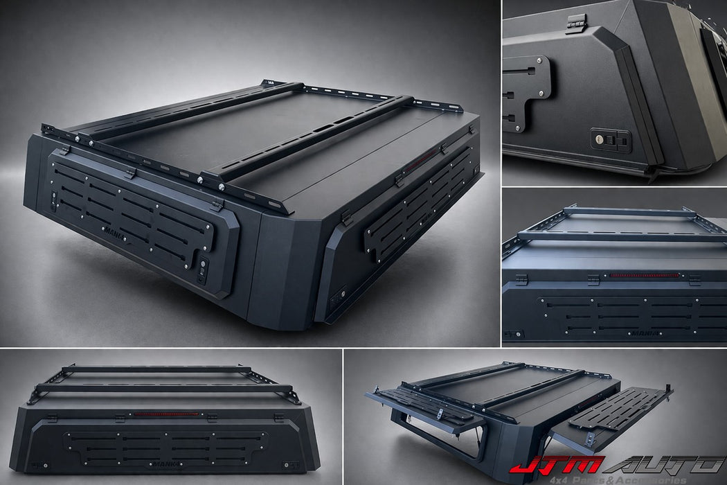 Low Profile Aluminium Tub Canopy Off Road Tactic to suit Mitsubishi Triton MQ MR