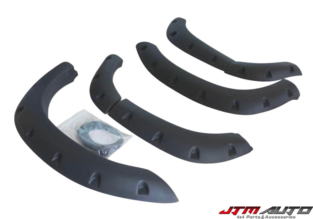 Black 6 pcs Jungle Fender Flares Wheel Arches To Suit Toyota Land Cruiser LC80