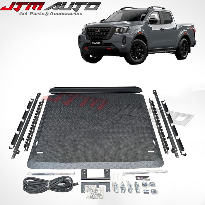 Aluminium Hard Tub Lid Tonneau Cover Strut Lift to Suit Nissan Navara NP300 D23