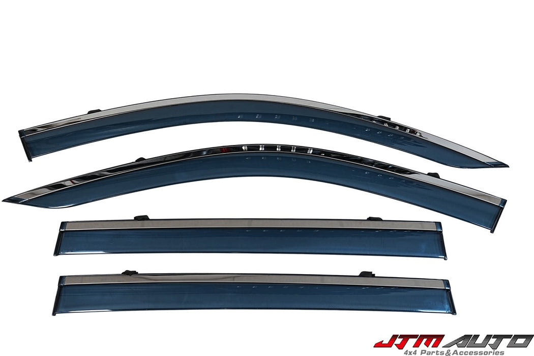 Chrome Trim Weather Shield Weathershield Window Visor to suit GWM Tank 500