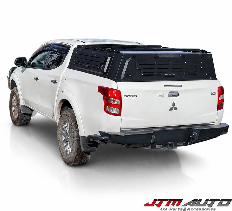 Low Profile Aluminium Tub Canopy Off Road Tactic to suit Mitsubishi Triton MQ MR