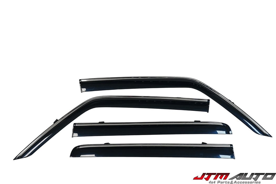 Chrome Trim Weather Shield Weathershield Window Visor to suit GWM Tank 300