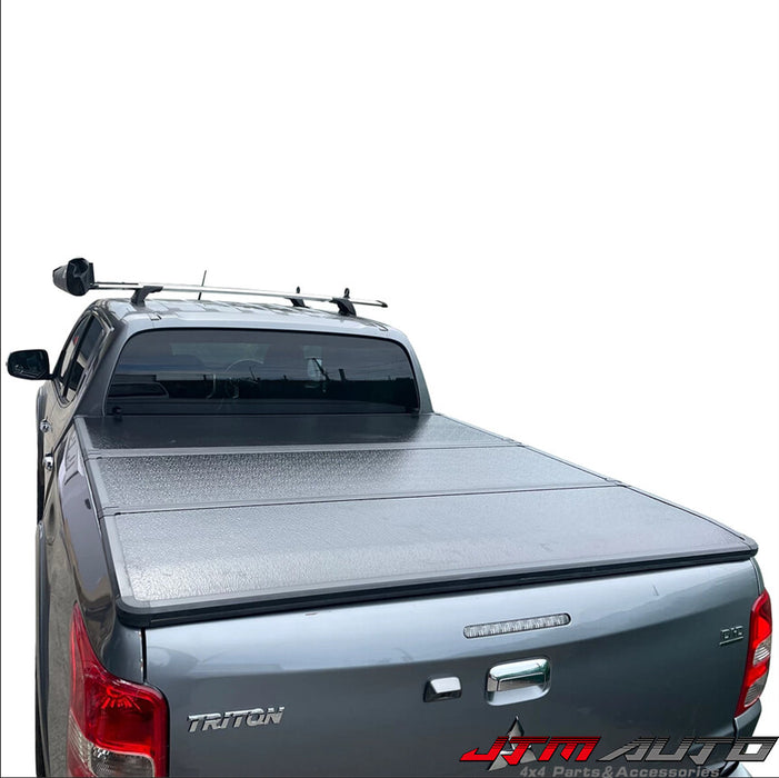 Aluminum Tri-Fold Folding Hard Tonneau Cover to suit Mitsubishi Triton MQ MR