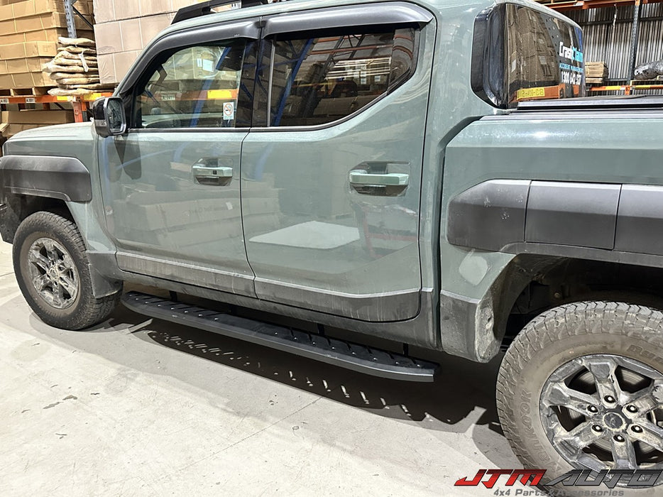 Heavy Duty Shark Bar Side Steps to suit Kia Tasman 2025+