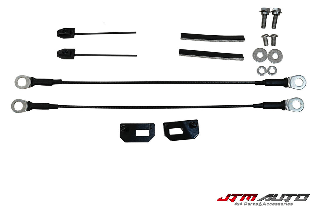 JTM Tailgate Strut Kit for Mitsubishi Triton MR 11/2018–2023 | Easy-Up Soft-Down