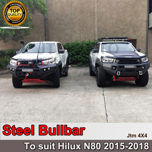 Steel Rocker Bull Bar Winch Compatible for